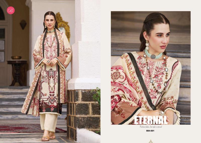 Belliza riwayat vol-18 stone and zari work dress materials at wholesale price